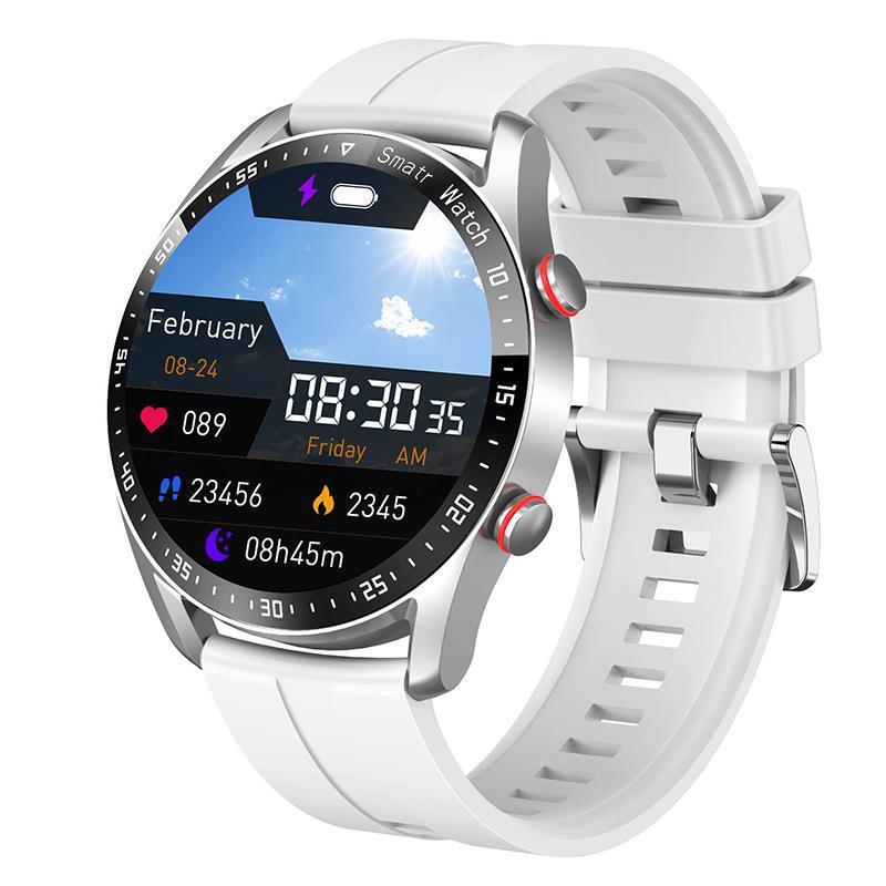 Smart Watch Smart Pro ECG PPG Fitness Watch with Bluetooth and Stainless Steel Strap