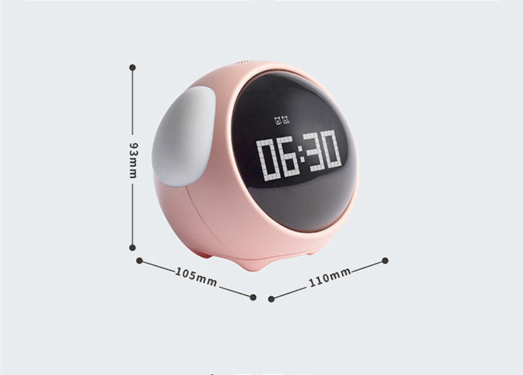 LED Smart Digital Alarm Clock  Modern Luminous Clock with Thermometer & 24H Display