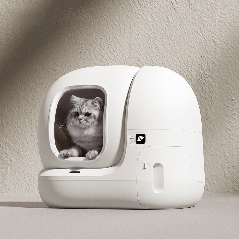 Smart MAX Automatic Self Cleaning Cat Litter Box – Large Electric Fully Enclosed & Odor Control