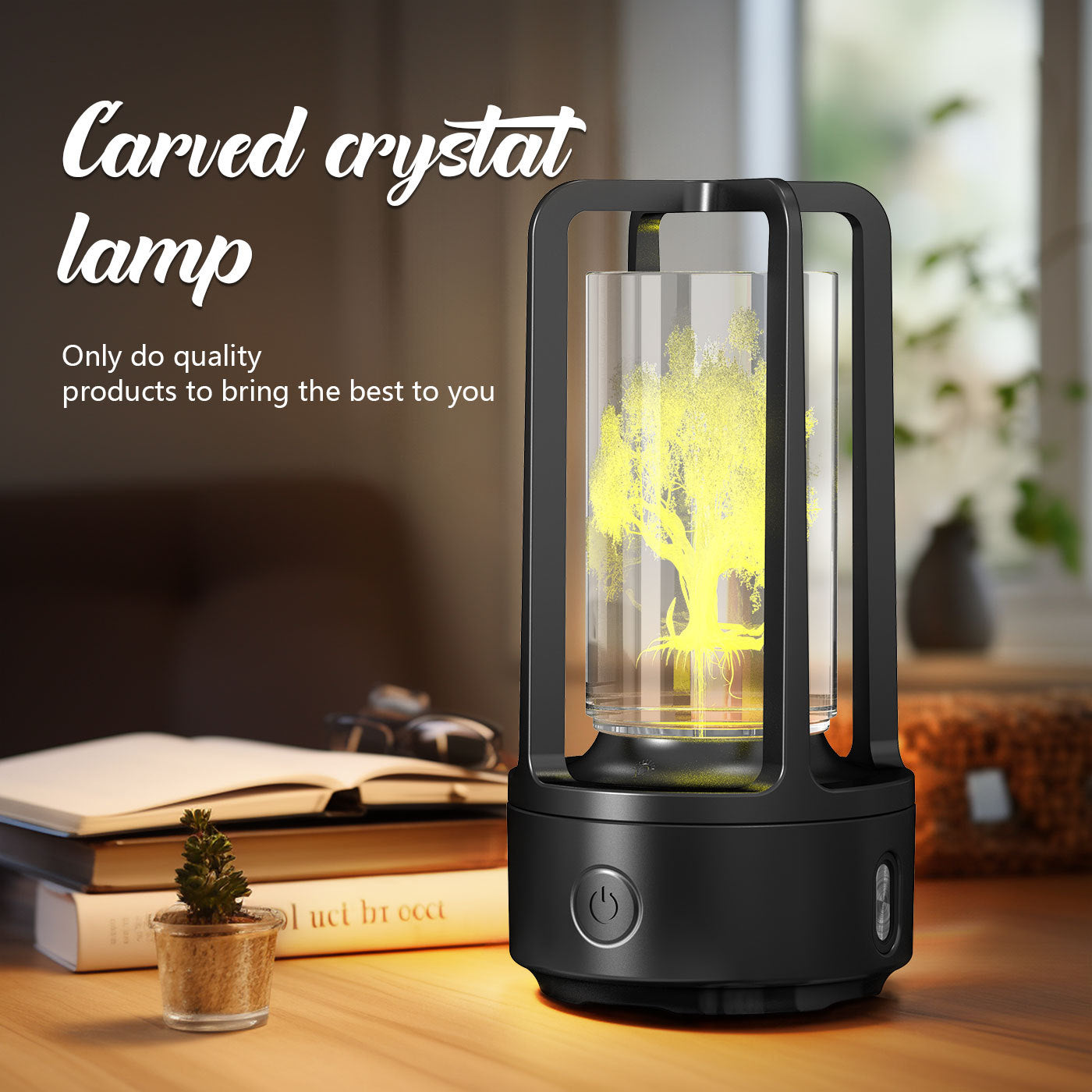 Creative 2 in 1 Acrylic Crystal Lamp with Bluetooth Speaker Perfect Gift for Any Occasion Touch Night Lamp