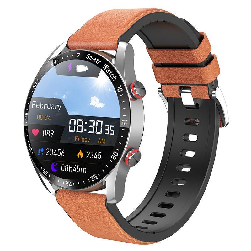 Smart Watch Smart Pro ECG PPG Fitness Watch with Bluetooth and Stainless Steel Strap