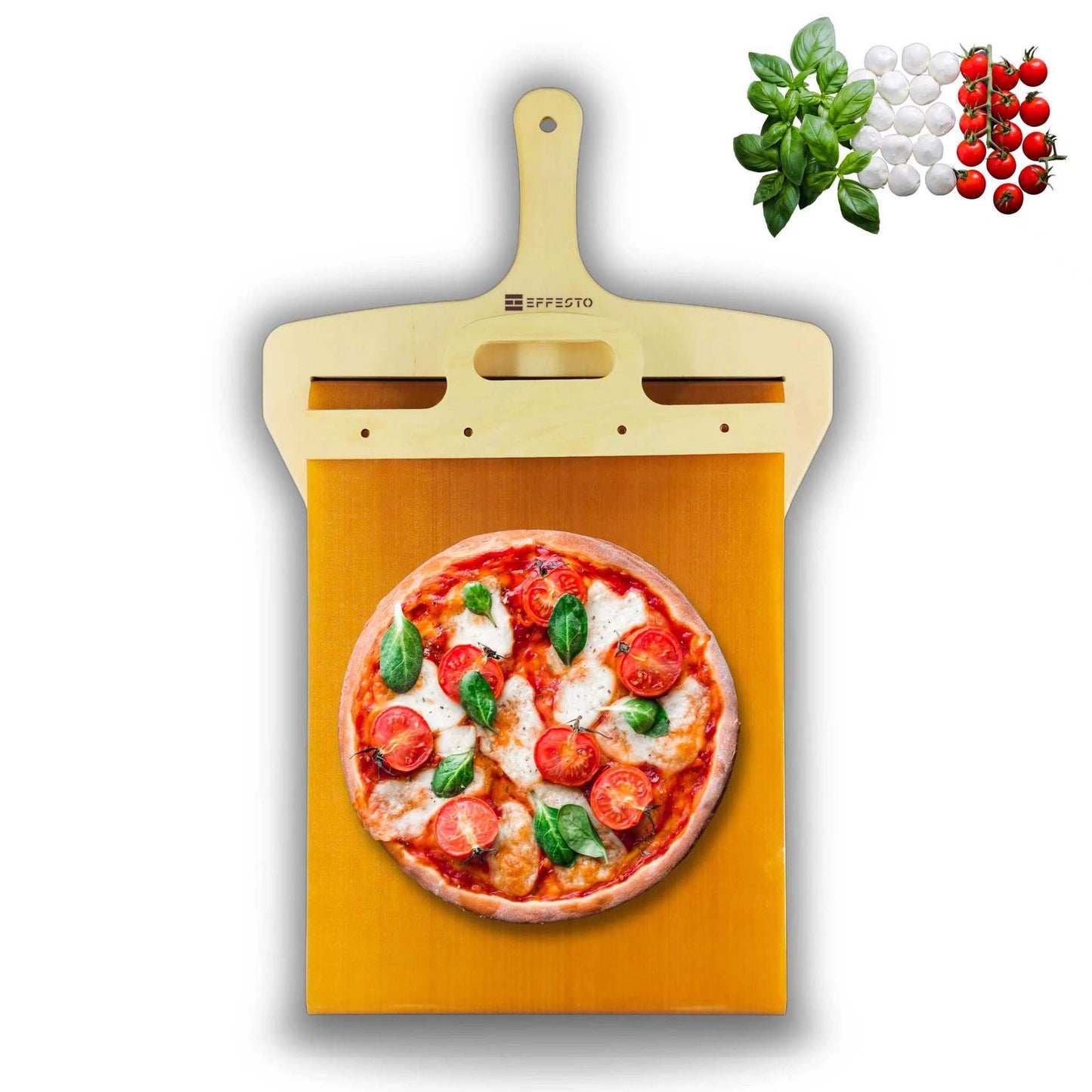 Kitchen Gadgets Sliding Pizza Shovel Non Stick Pizza - Premium Non Stick Sliding Pizza Peel - Smooth Transfer Cutting Board for Baking