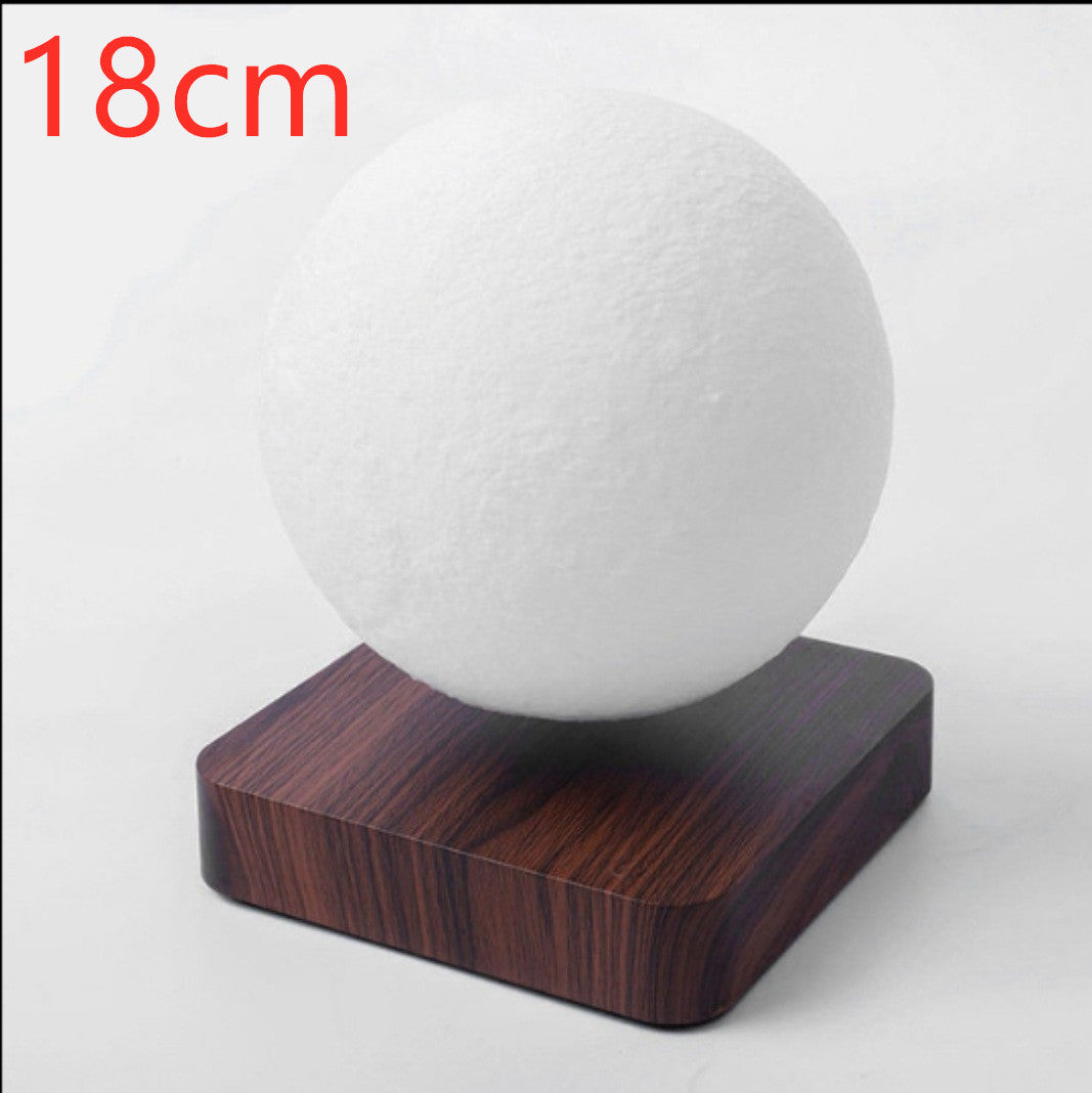 Floating 3D Moon Lamp with Magnetic Levitation – LED Night Light for Home & Office