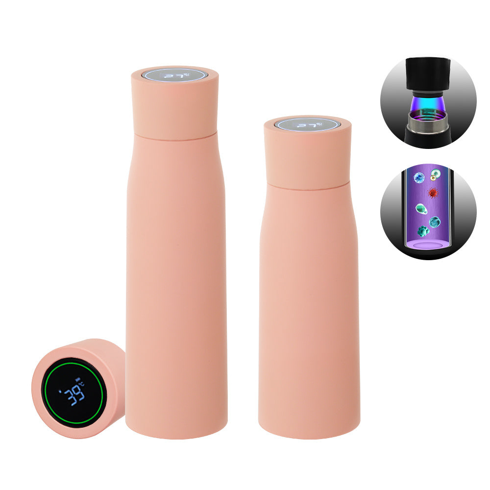 Smart Thermal Water Bottle, Smart Temperature Display Insulated Cup, Stainless Steel Vacuum Insulated Cup, Leak-Proof Travel Tumbler