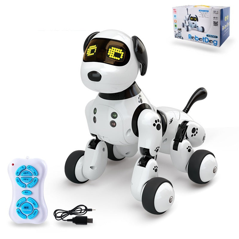 Electronic dog toy - Smart Interactive Robot Dog Toy for Kids – USB Rechargeable with LED Lights and Sound Effects