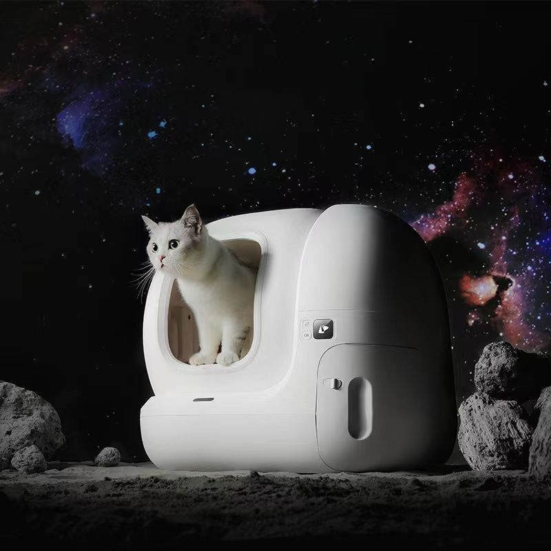 Smart MAX Automatic Self Cleaning Cat Litter Box – Large Electric Fully Enclosed & Odor Control