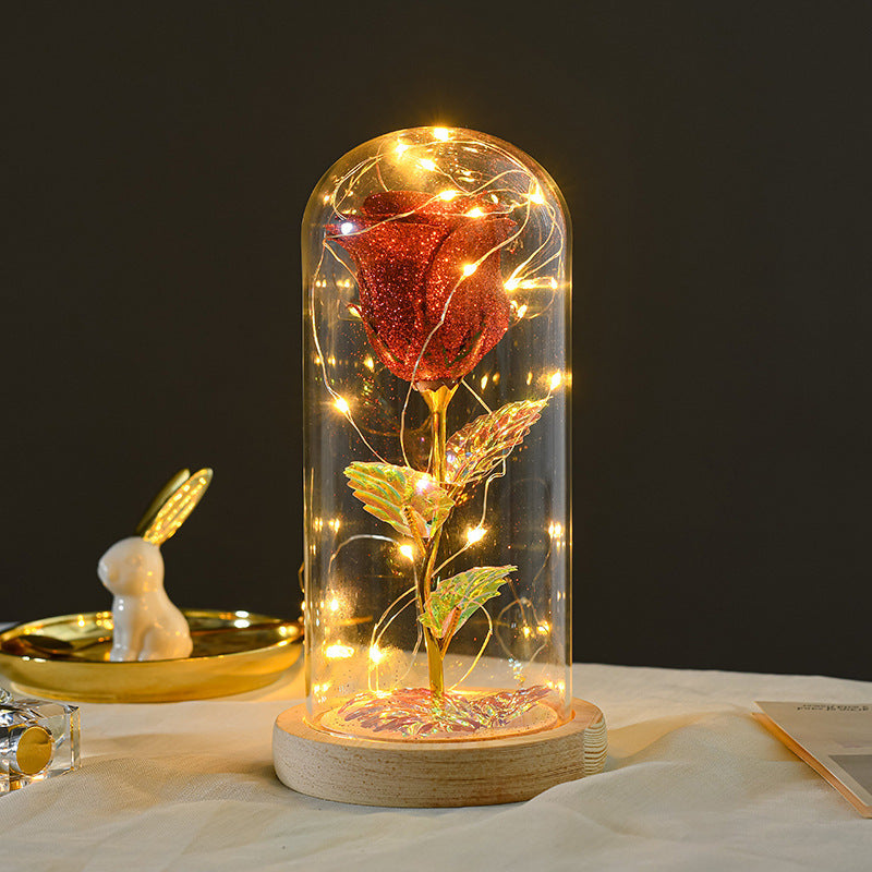 Valentines Day Gift  For Girlfriend- Eternal Rose Flowers LED Light – Romantic Gift for Valentine's, Wedding, Anniversary & Mother's Day.