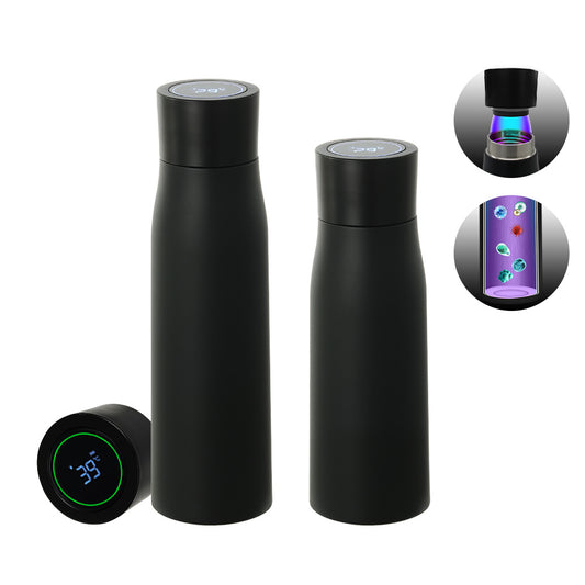 Smart Thermal Water Bottle, Smart Temperature Display Insulated Cup, Stainless Steel Vacuum Insulated Cup, Leak-Proof Travel Tumbler