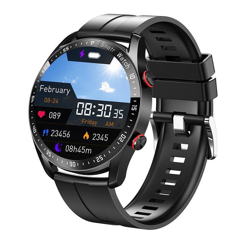 Smart Watch Smart Pro ECG PPG Fitness Watch with Bluetooth and Stainless Steel Strap