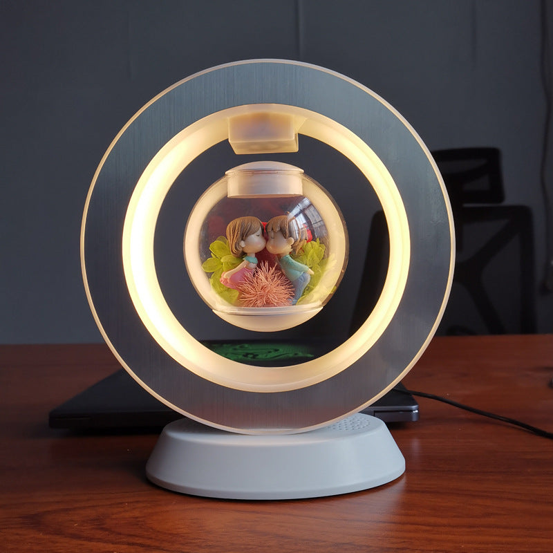 Heart Floating Table LED Night Light Magnetic Levitation Creatives Lamp Desk Lamp - Heart Levitation LED Night Light – Romantic Floating Desk Lamp for Home Décor