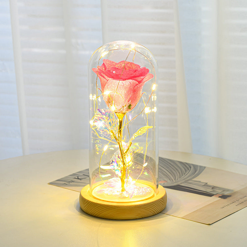 Valentines Day Gift  For Girlfriend- Eternal Rose Flowers LED Light – Romantic Gift for Valentine's, Wedding, Anniversary & Mother's Day.